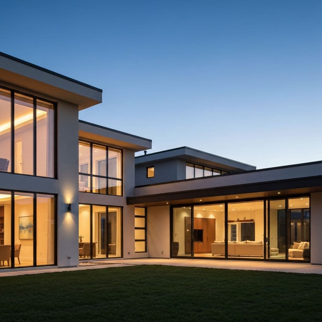 Modern architectural property interior